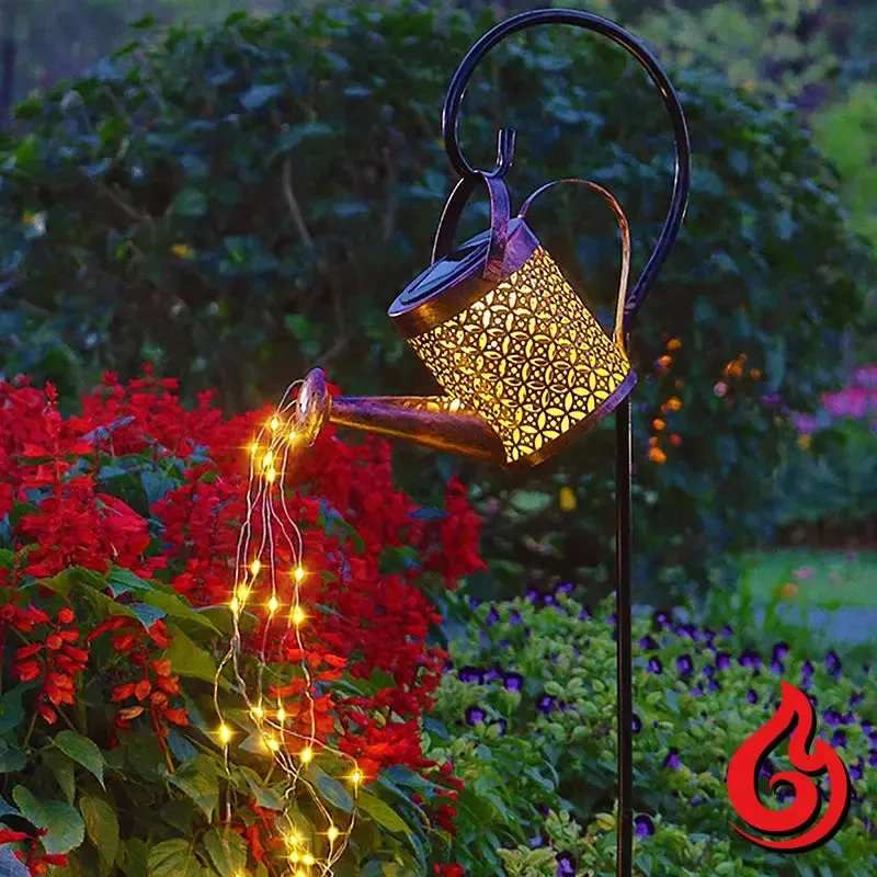 Solar Enchanted Watering Can Light - Garden Decor