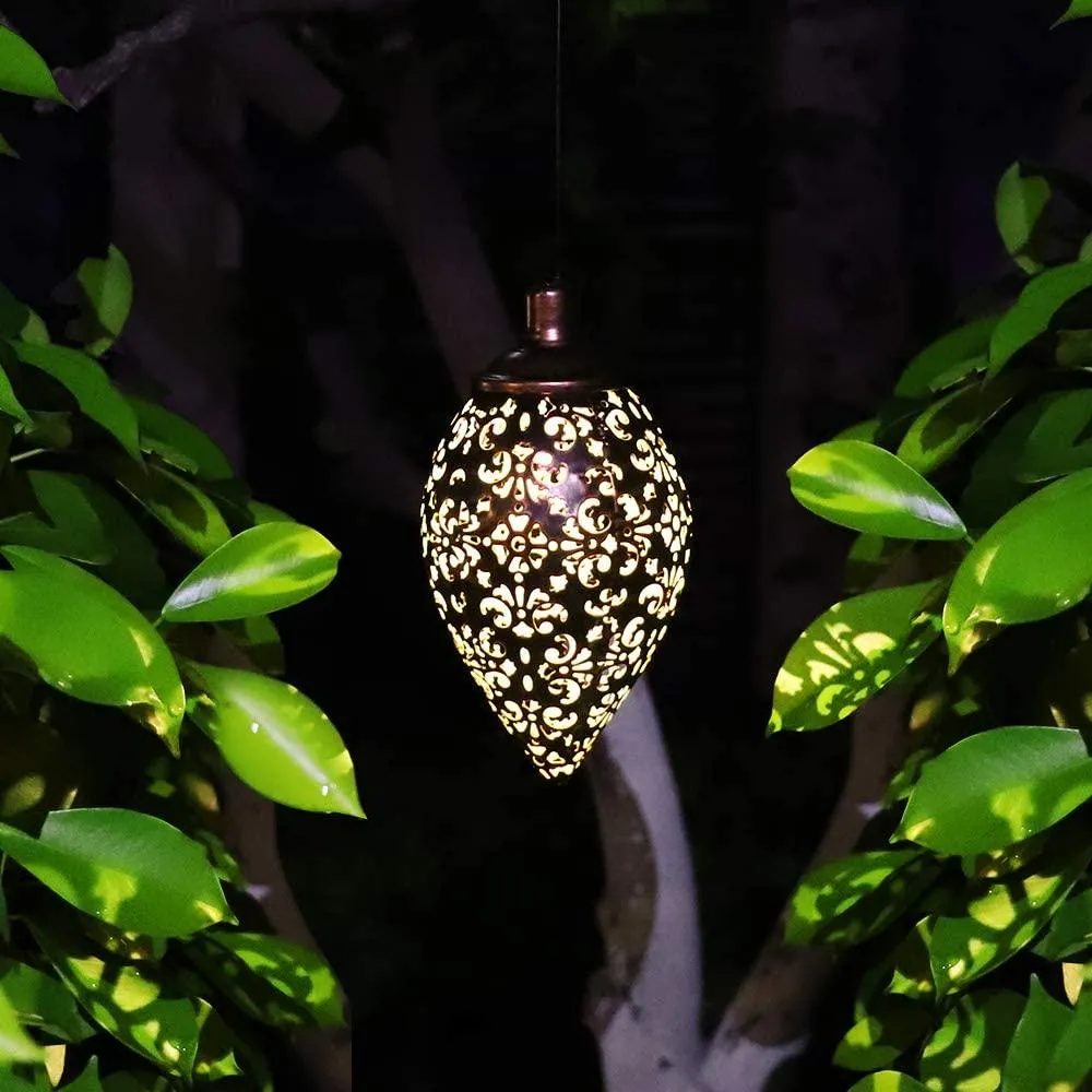 Solar Light LED Lantern Garland Waterproof Hanging Outdoor Fairy Light