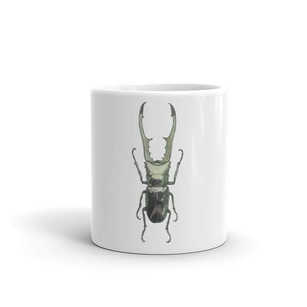 Stag Beetle Mug by Robert Bowen