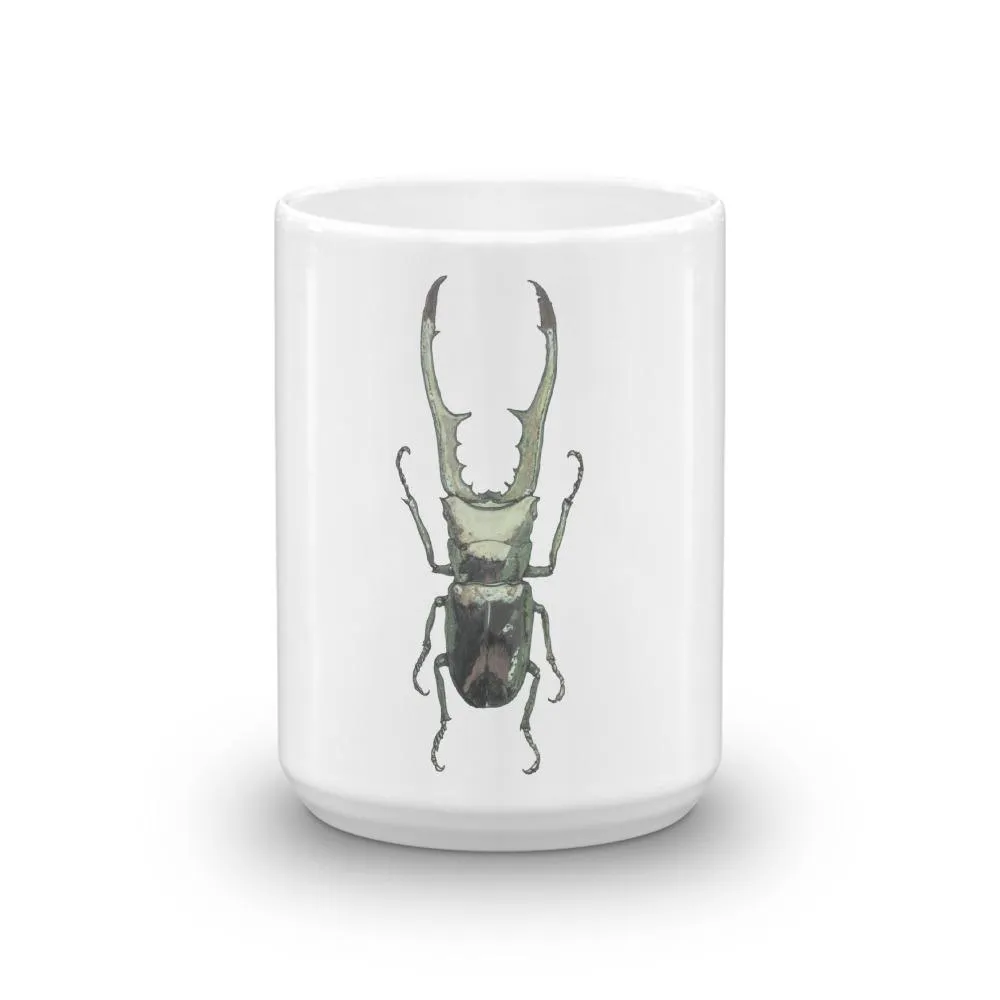 Stag Beetle Mug by Robert Bowen