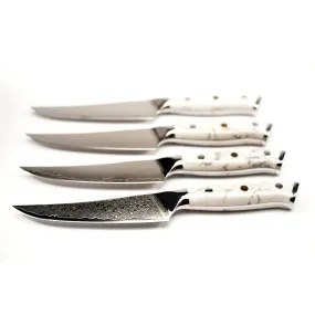 Steak Knife - Marble handle - set of 4