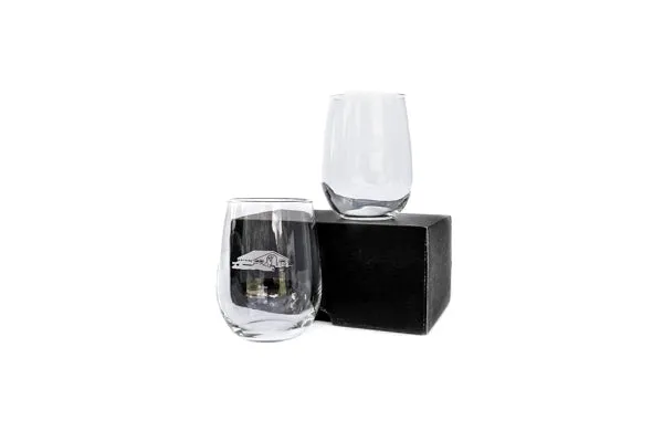 Stemless Wine Glass Duo