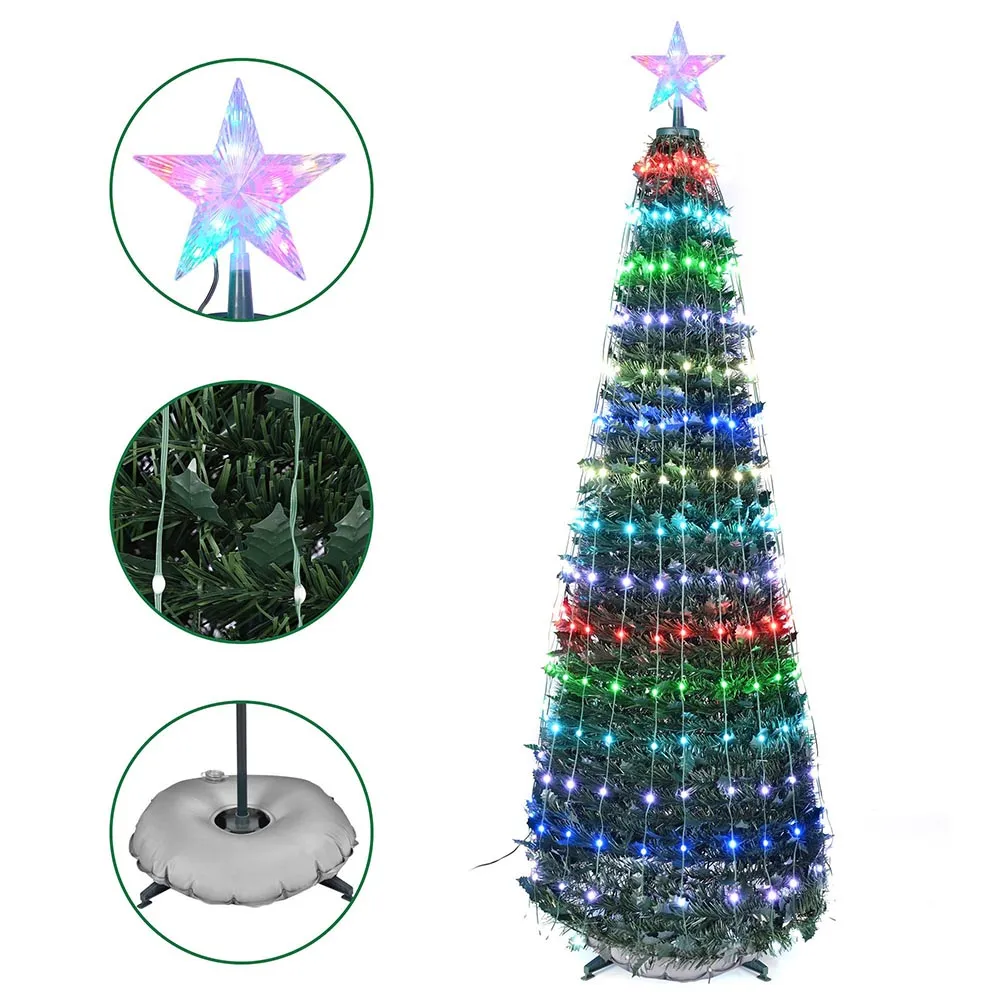 TheLAShop Artificial Christmas Tree Multi-Color Changing APP Control