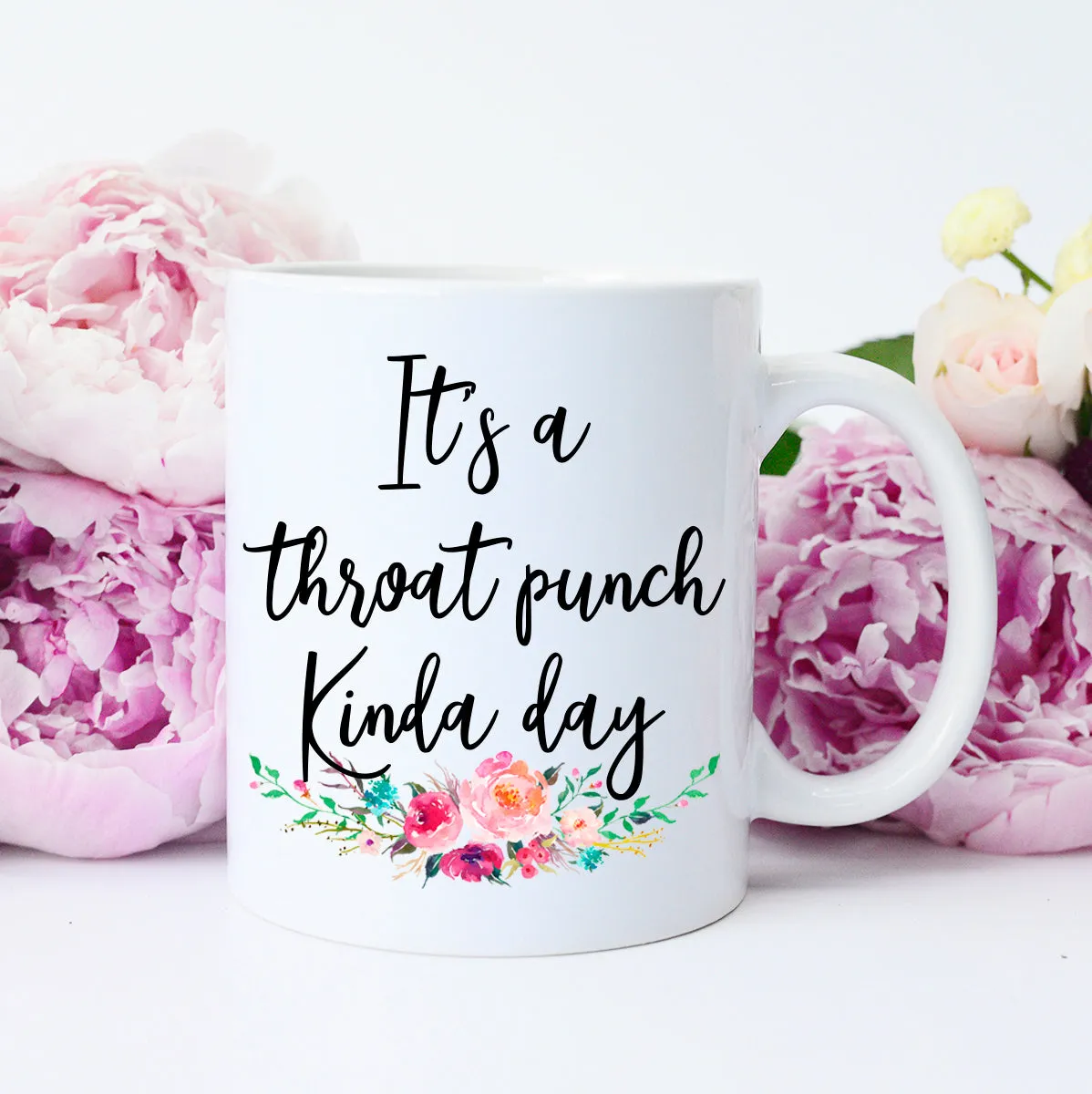 Throat Punch Mug, Funny Throat Punch Mug, Funny Coffee Mug