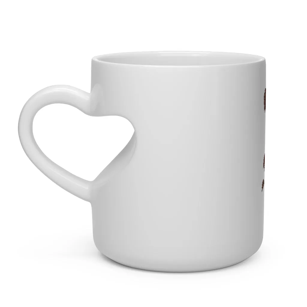 Tree Heart Shape Mug