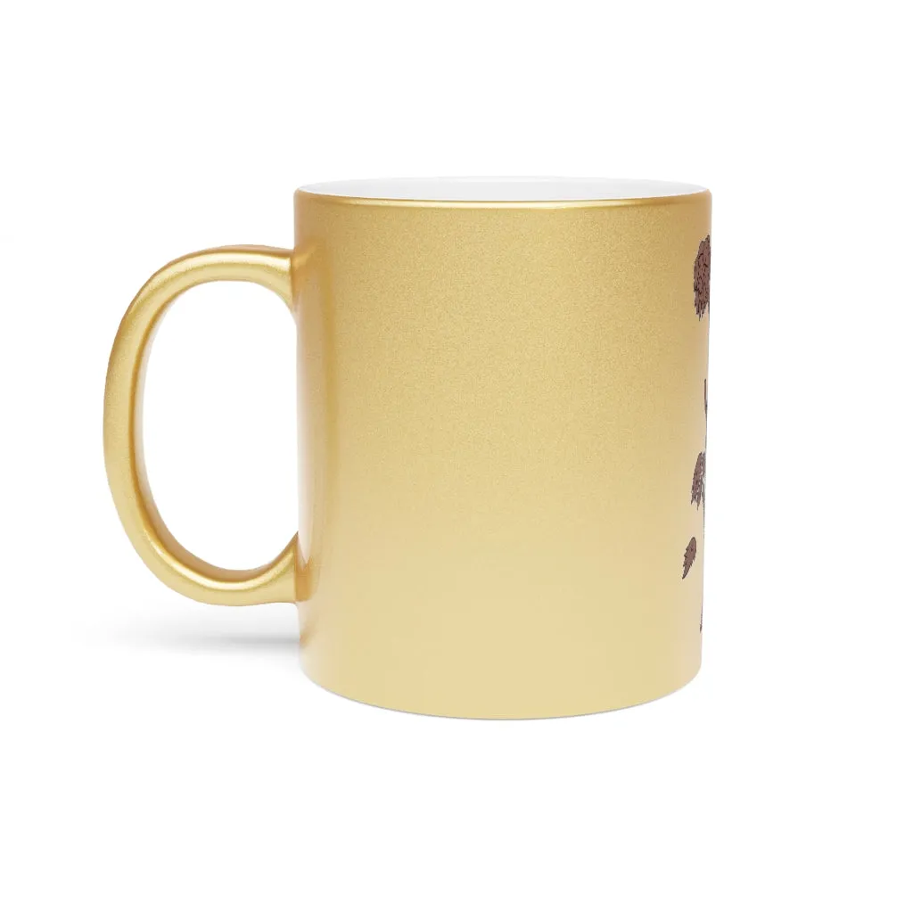 Tree Metallic Mug (Silver / Gold)