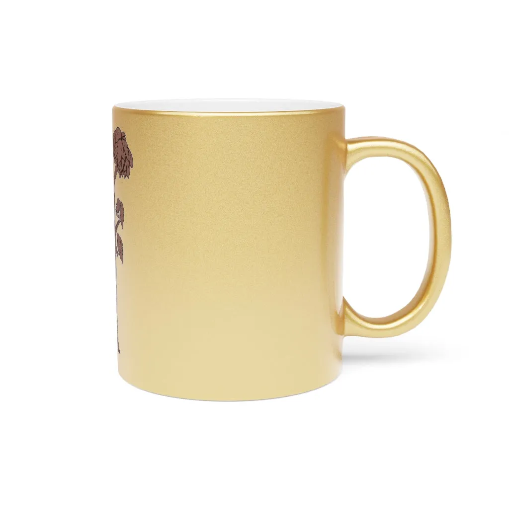 Tree Metallic Mug (Silver / Gold)