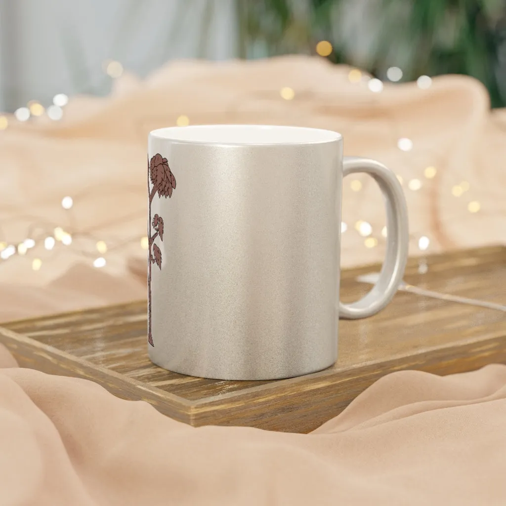 Tree Metallic Mug (Silver / Gold)