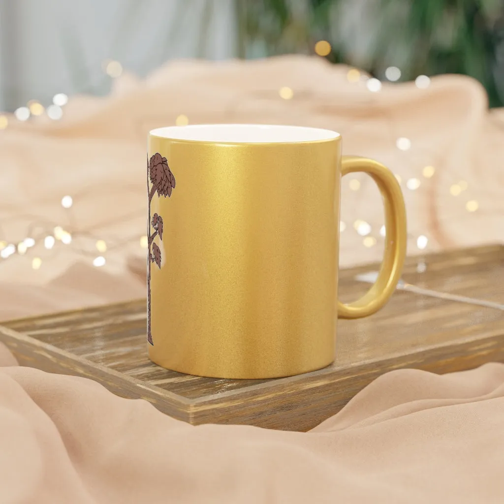 Tree Metallic Mug (Silver / Gold)