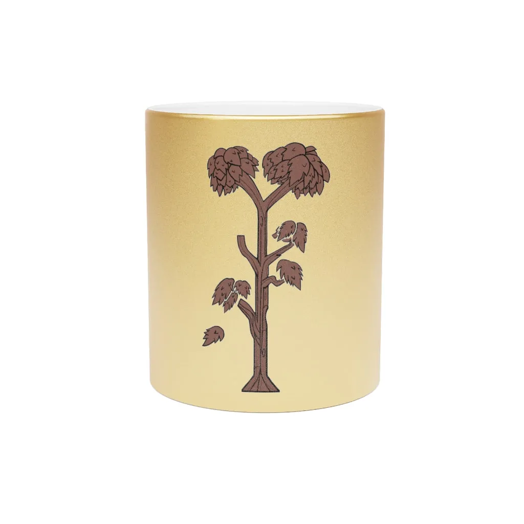 Tree Metallic Mug (Silver / Gold)