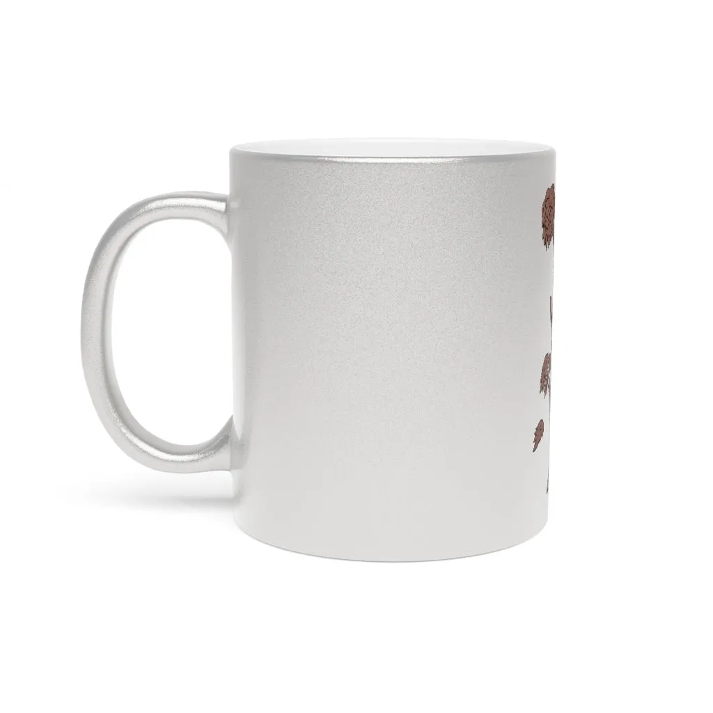 Tree Metallic Mug (Silver / Gold)