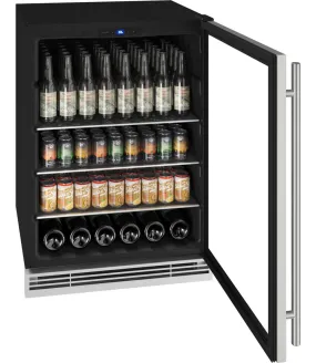 U-Line UHBV024SG01A Hbv024 24" Beverage Center With Stainless Frame Finish (115 V/60 Hz)