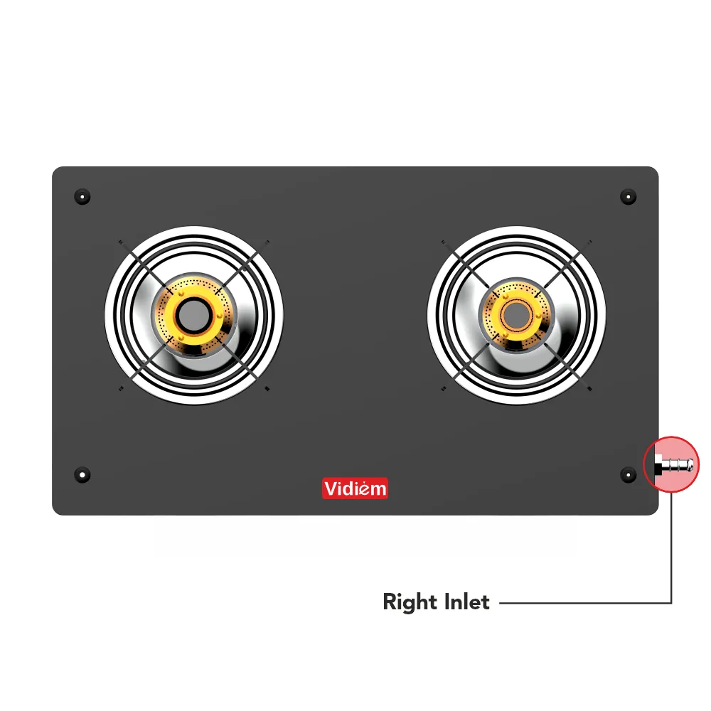 VIDIEM AIR PLUS 2 BURNER FRAMELESS GAS STOVE