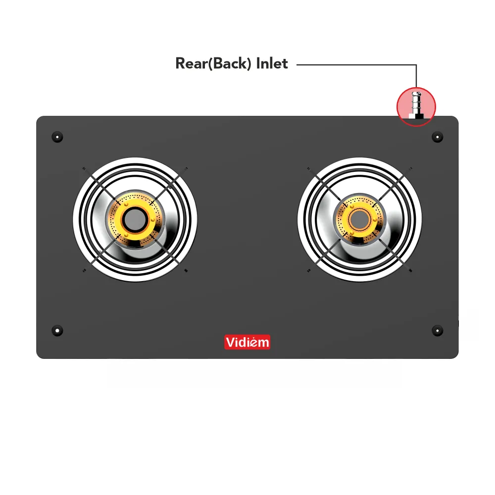 VIDIEM AIR PLUS 2 BURNER FRAMELESS GAS STOVE