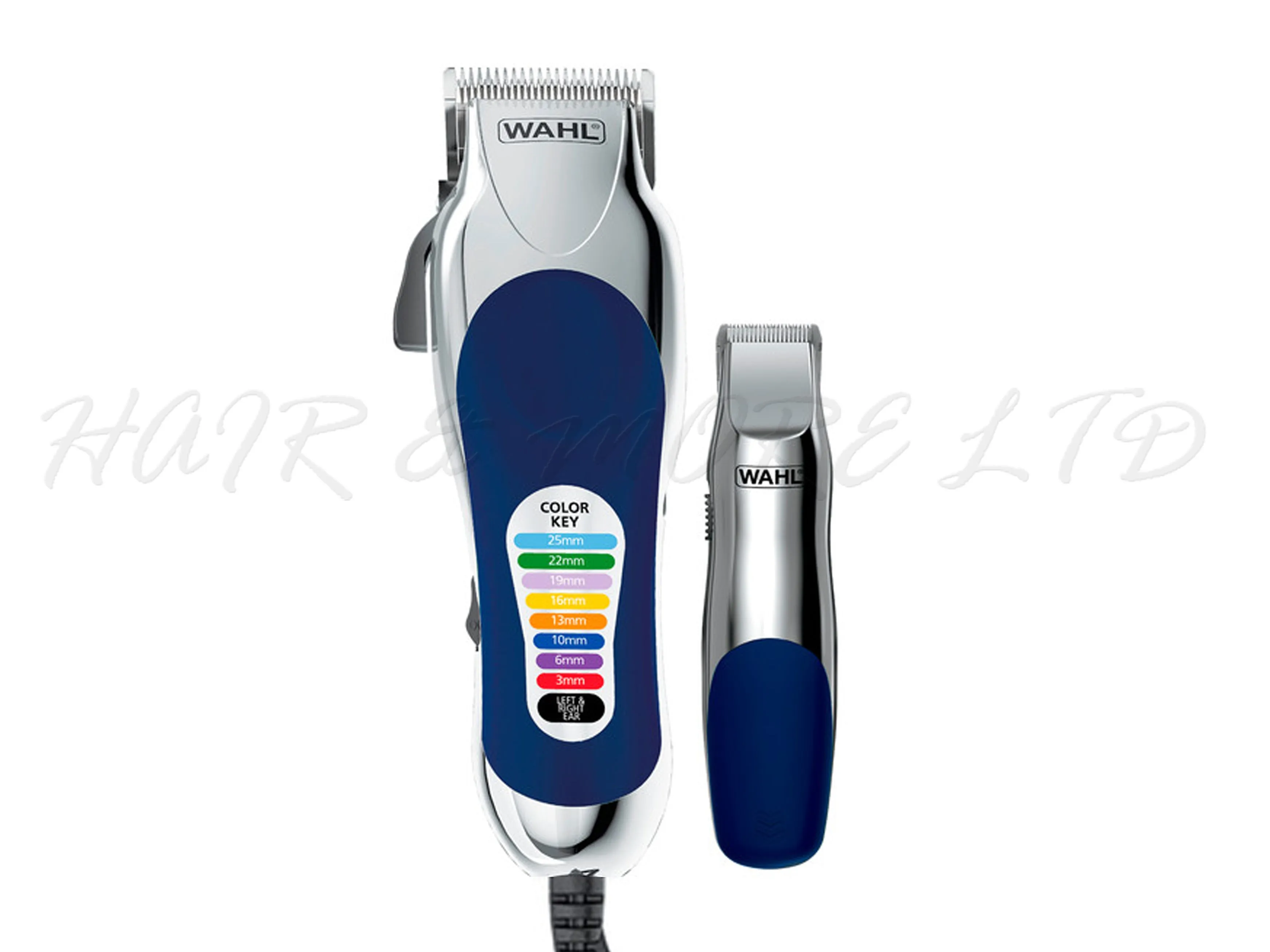 WAHL Color Pro Chrome Combo, Clipper & Trimmer Kit - MADE IN USA