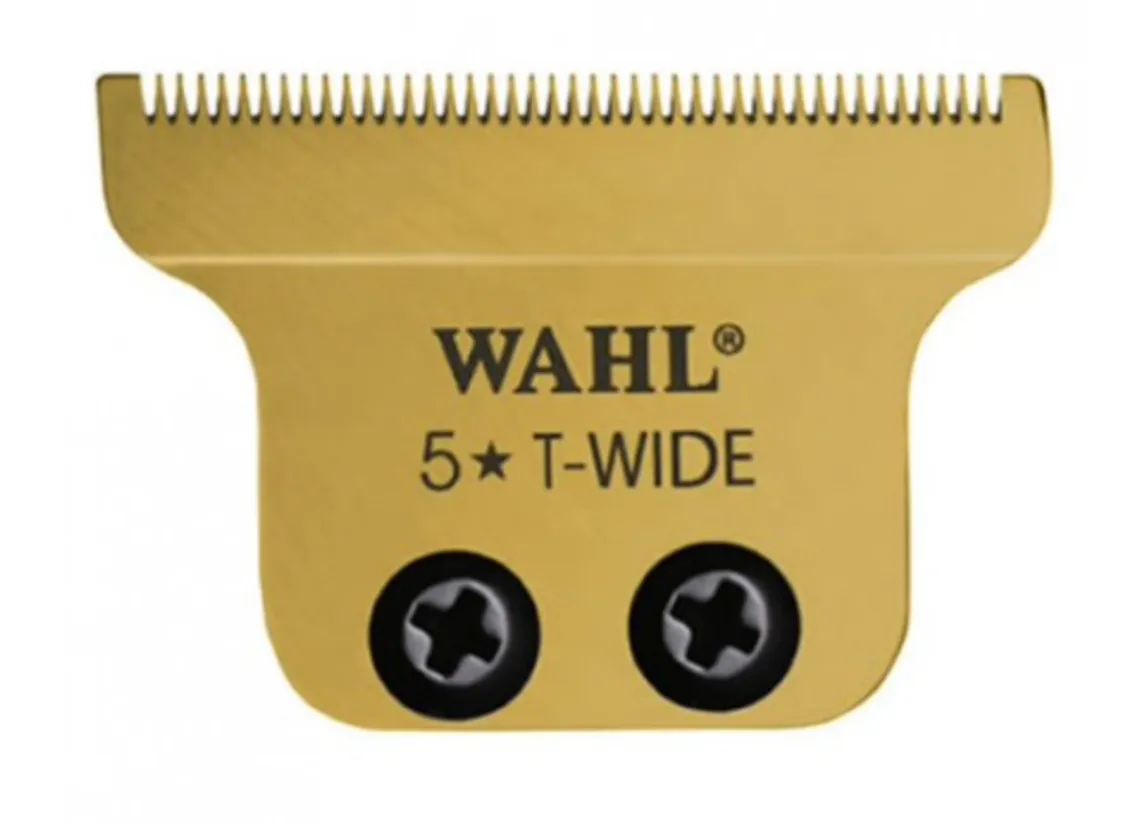 Wahl Detailer Li Gold Replacement T-Wide Blade Titanium DLC #2215-700