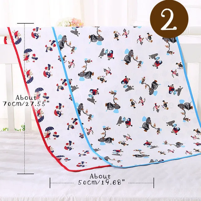 Waterproof Mattress protector baby diaper changing pad Newborn baby nappy changing mat waterproof sheet muda fraldas urine mat