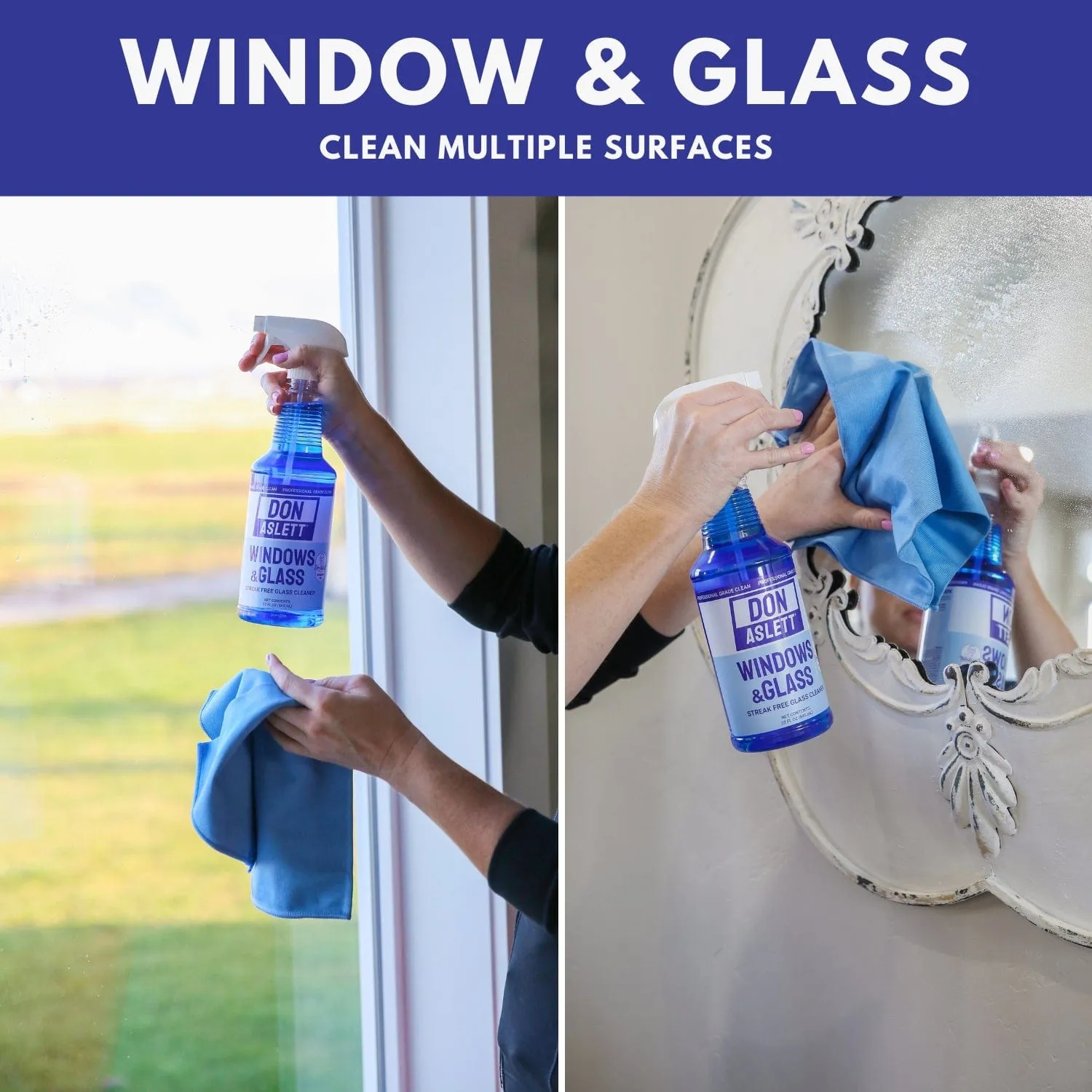 Window & Glass Cleaner - 2 Pack