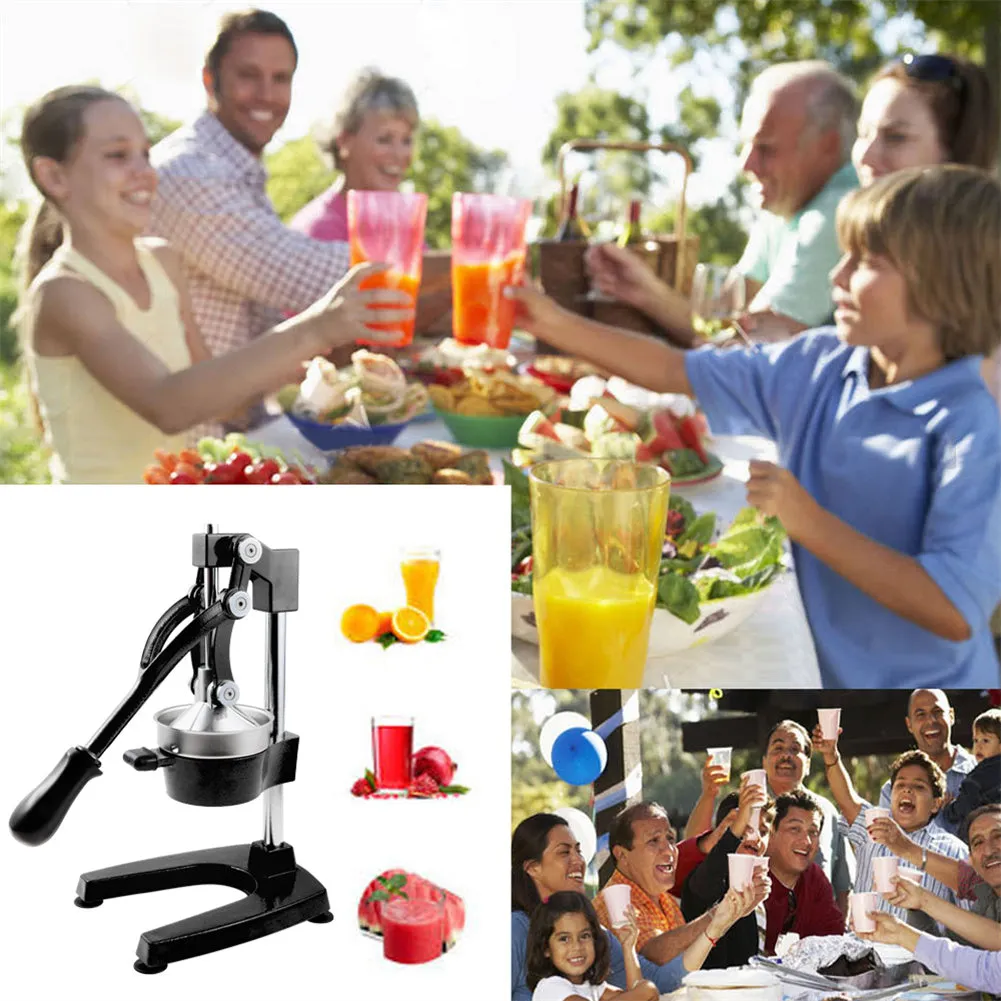 ZOKOP Manual Juicer Fruit Mixers Juice Extractor Black